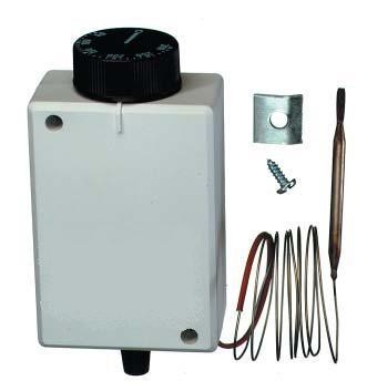 Flue thermostat  - 50-300C BIOMASS LOG PELLET BOILER WOOD STOVE