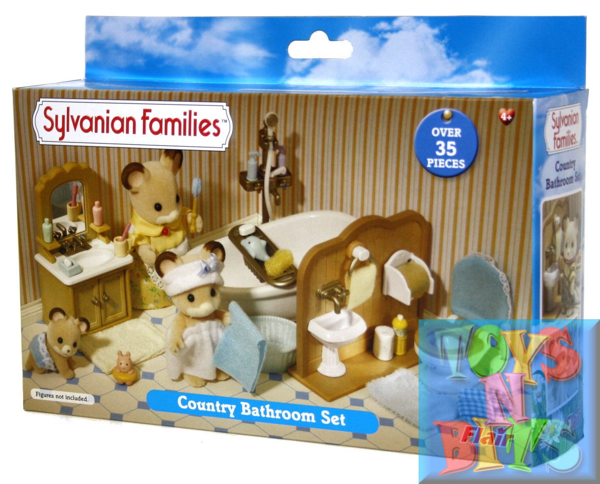 sylvanian families nursery bathroom set