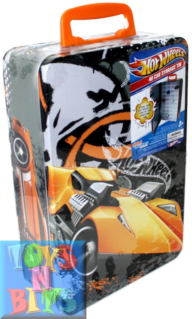 hot wheels storage tin