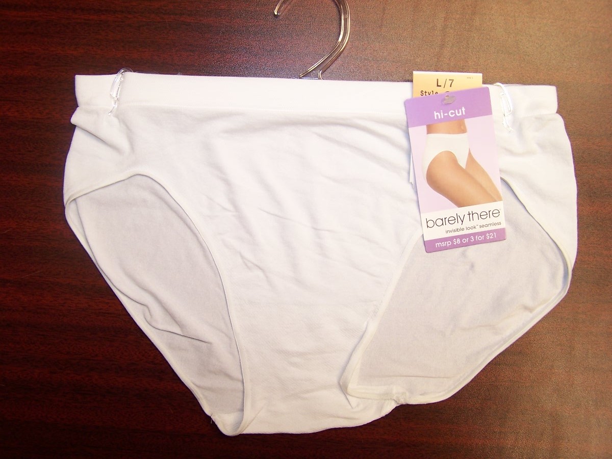 NWT Bali Barely There MICROFIBER Hi Cut PANTY 2107 XL L eBay