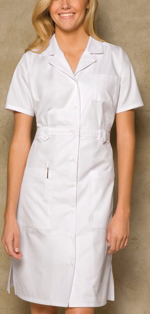 White Nursing Uniform Dresses 2