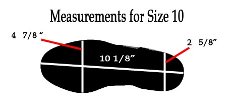 Sample Shoe Measurements