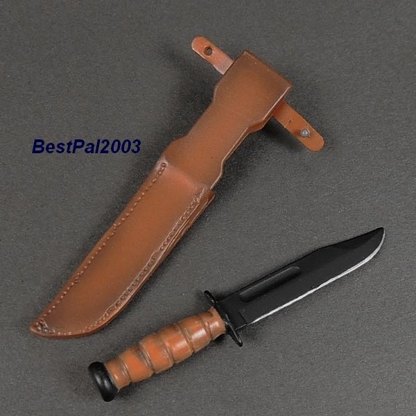 1/6 Scale Dragon WWII U.S. USMC Combat Knife + Sheath Army eBay