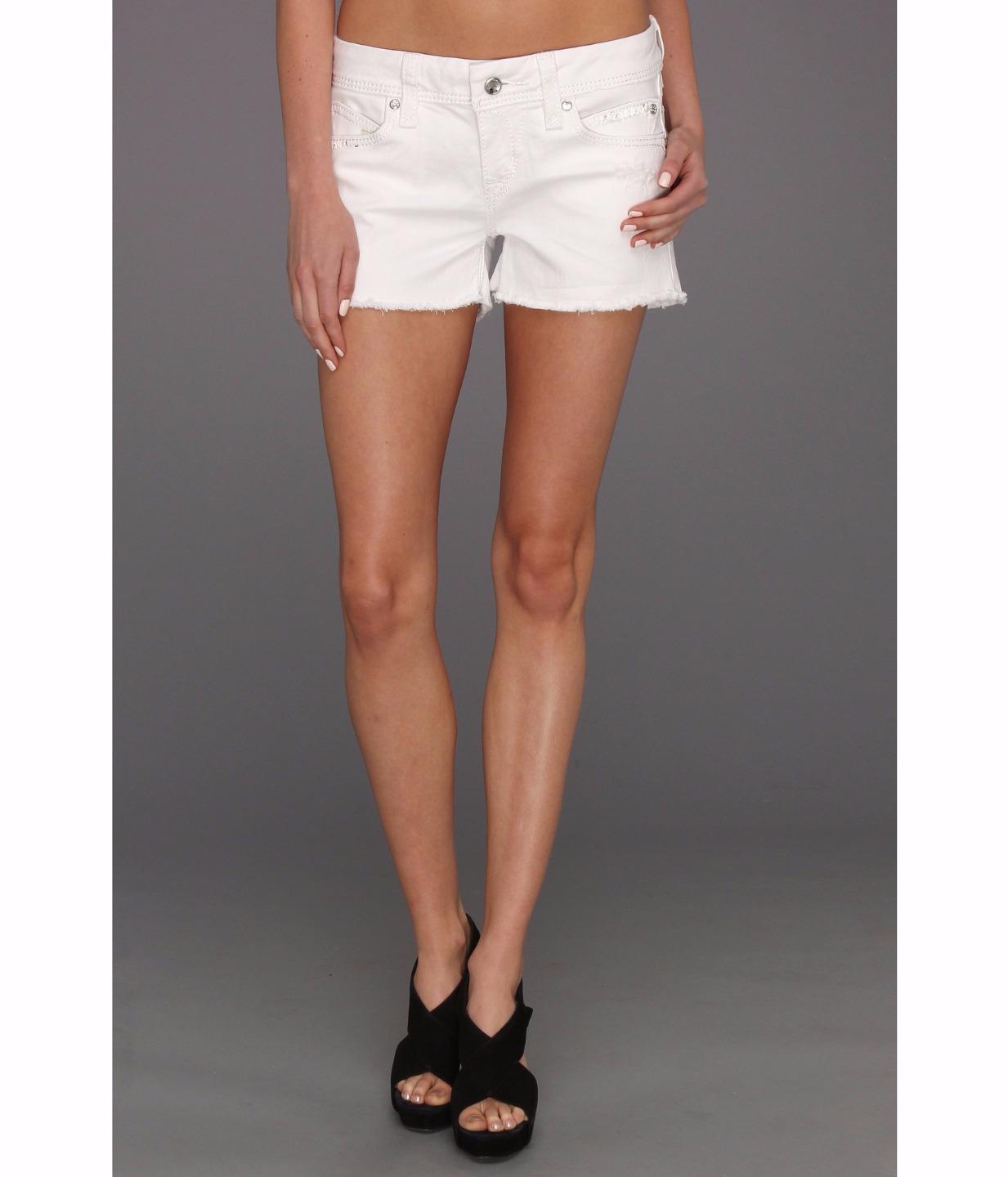 ROCK REVIVAL WOMENS WHITE JEAN SHORTS CRYSTAL RHINESTONE SIZE 26 27 28 29 NEW eBay