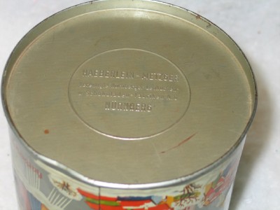 Vintage German Blue Santa Christmas Candy Biscuit Tin | eBay