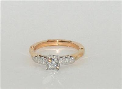 shank 50ct solitaire hinged 14k solid diamond ring special gold use