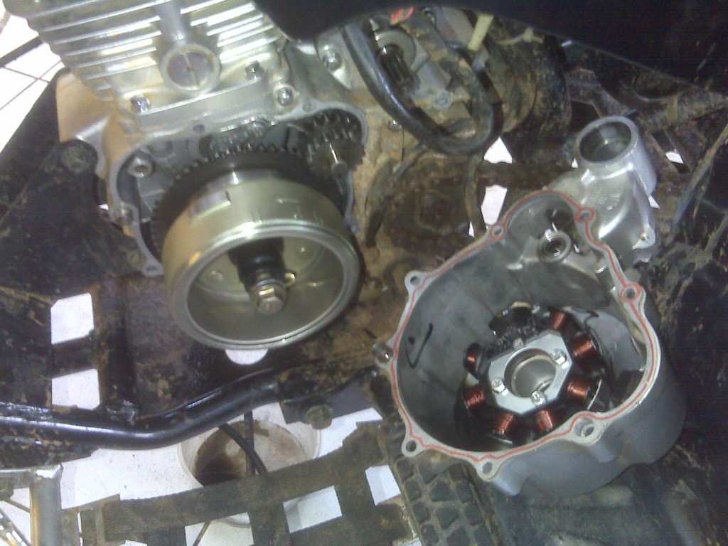 Reparar motor de arranque moto