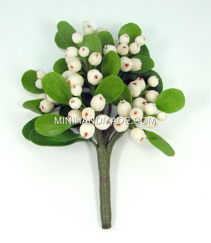 Handmade Polymer Clay Mistletoe Flowers Wedding Brooch eBay
