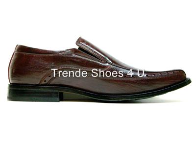 Mens  Dress Shoes on Aldo Mens Brown Square Toe Office Dress Shoes Loafers   Ebay