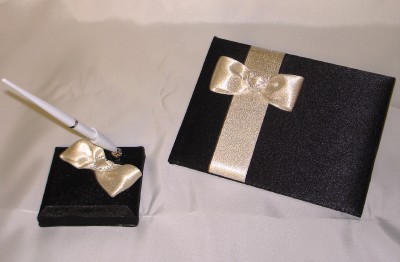 Custom  Book Bags on Elegant Custom Made Wedding Card Box Guest Book Pen Set   Ebay