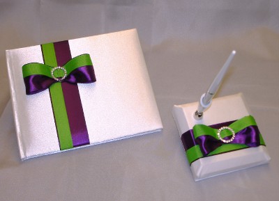 Custom  Book Bags on Elegant Custom Made Wedding Card Box Guest Book Pen Set   Ebay