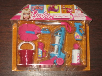 barbie cleaning stuff