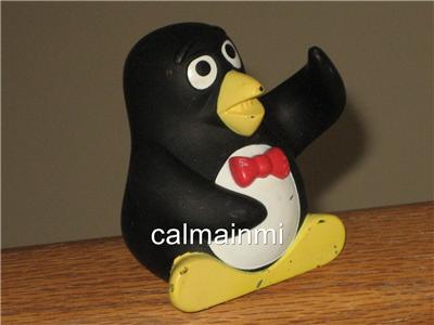 wheezy penguin squeaky toy