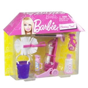 barbie cleaning stuff