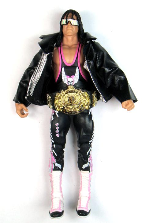 WWE WWF Wrestling Defining Moment 5 HitMan Bret Hart Action Figure Kid