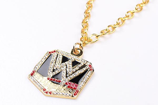 WWE Championship Authentic Pendant Necklace Champion Toy John Cena CM 