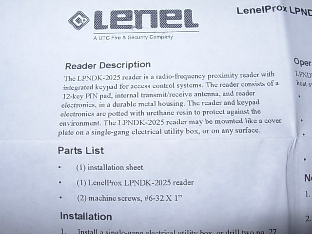 Lenel Logo