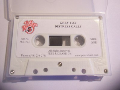 NEW PETE RICKARD GREY FOX HUNTING CASSTETTE CALL LOCATE