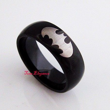 Details about Mens Batman Engagement wedding Tungsten rings size 10