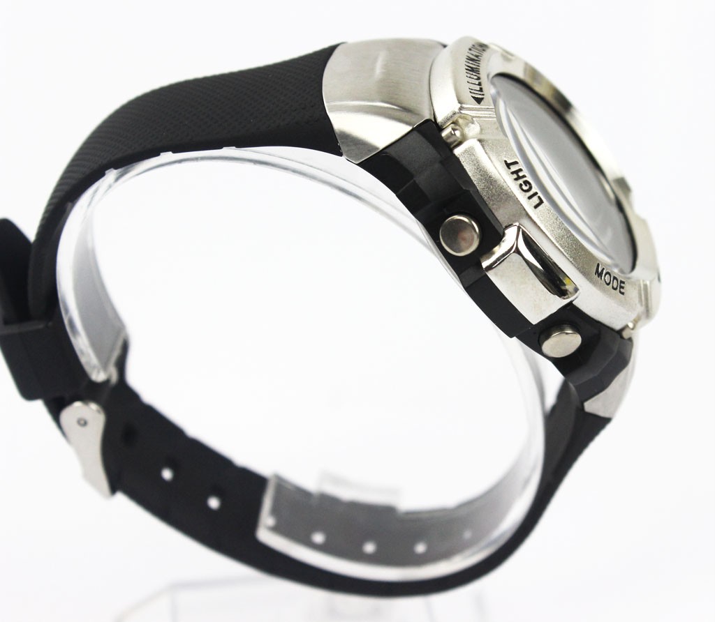 Men Solar Lithium Battery 3 ATM Water Resistant Swim Watch Date Clock