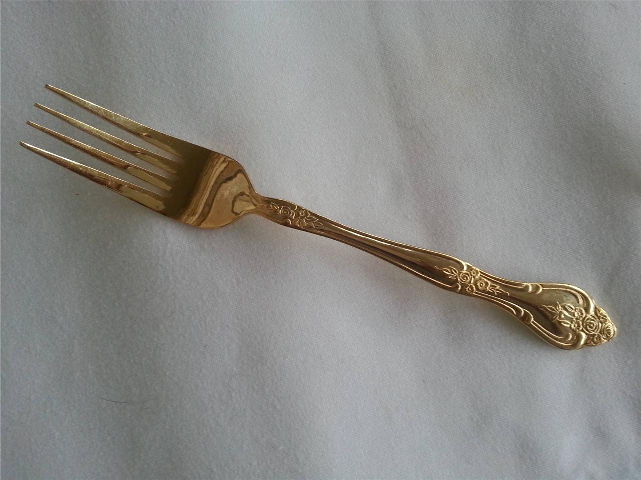 Sango Gold Electro Plated Stainless Korea SNF1 Silverware Flatware