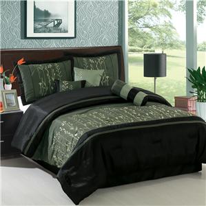 King Bedding Sets Green on Polyester Comforter Set  Queen Or King Size  Multiple Shades Of Green