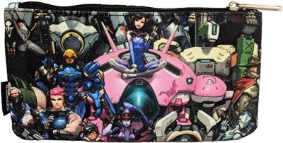Overwatch Character All Over Print Zipper Coin Bag Pencil Case
