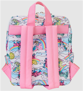 My Little Pony Sky Scene AOP Nylon Square Mini Backpack  display picture 3