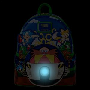 Loungefly Sonic The Hedgehog Light Up Mini Backpack | eBay display picture 2