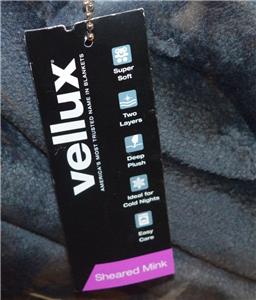 Vellux Luxury Sheared Mink Charcoal Grey Full Queen Blanket New Super Soft 27399026688 Ebay