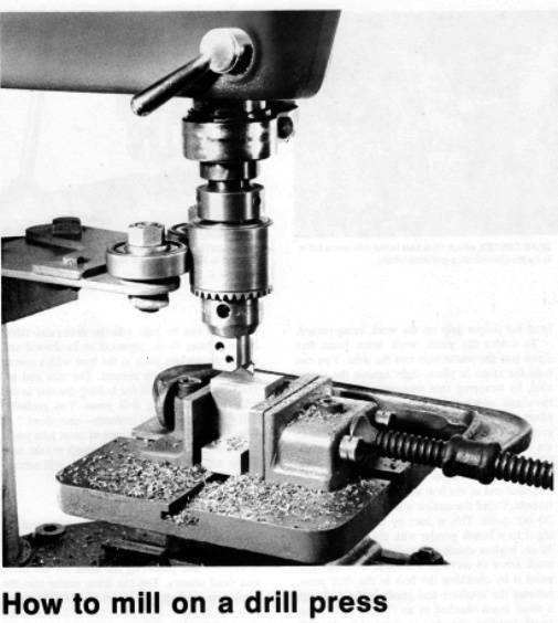 How To Mill Steel On A Drill Press With Simple Attachment Milling Machine 83 eBay