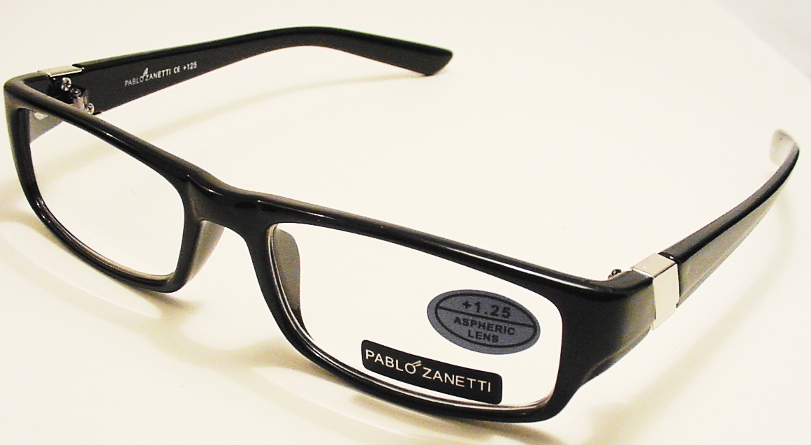 Designer Pablo Zanetti Thin Aspheric Lens 51-18-135 Reading Glasses +1. ...