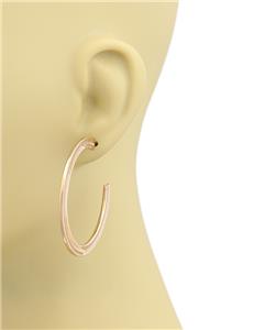 Tiffany 1837 Hoop Earrings Large Fine Pair Of Sterling Silver Tiffany 1837 Hoop Earrings Large Co Fine Ebay
