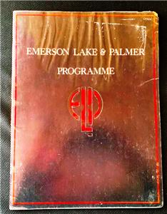 Emerson Lake & Palmer Works North American Tour Program 1977 Red