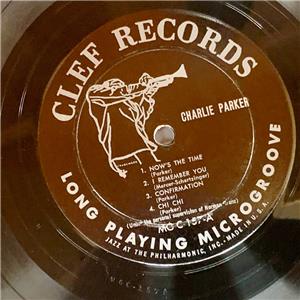 CHARLIE PARKER 1954 CLEF MG C-157 Trumpet logo 10