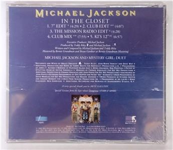 Michael Jackson~In The Closet Maxi-Single CD 1992 Epic ESK 7426