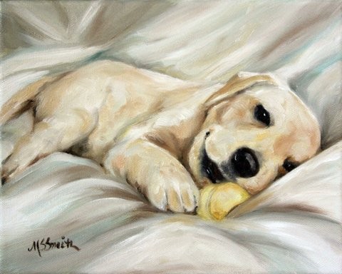 Mary Sparrow Yellow Labrador Retriever Labs Dog Puppy Oil Painting Print Ebay Unfollow oil paintings labrador to stop getting updates on your ebay feed. usd