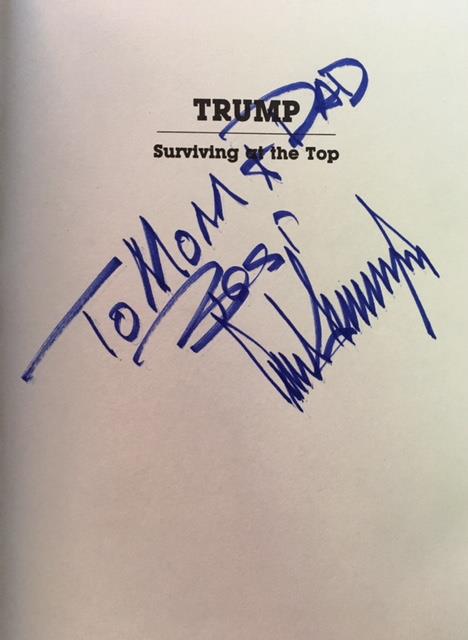 Lot - Donald Trump Signed 
