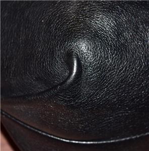 ROOTS Black Prince Leather Smaller Shoulder Hobo Satchel Tote Purse Bag CANADA | eBay