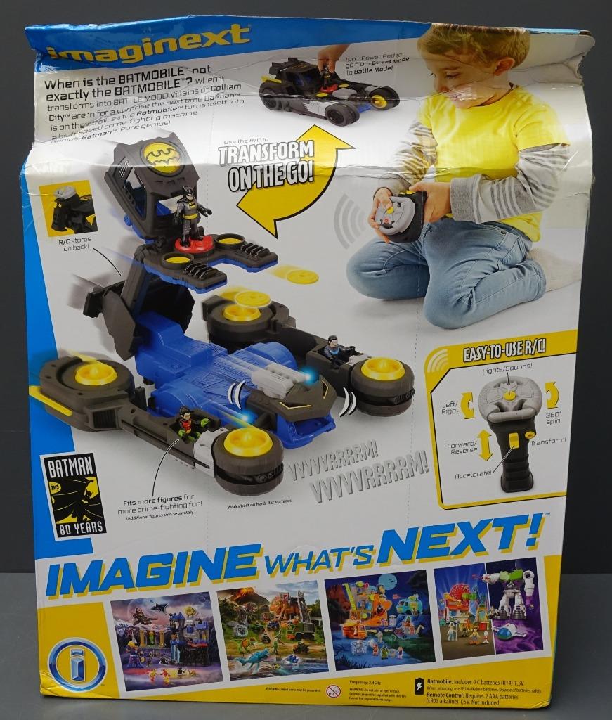 imaginext transforming batmobile rc
