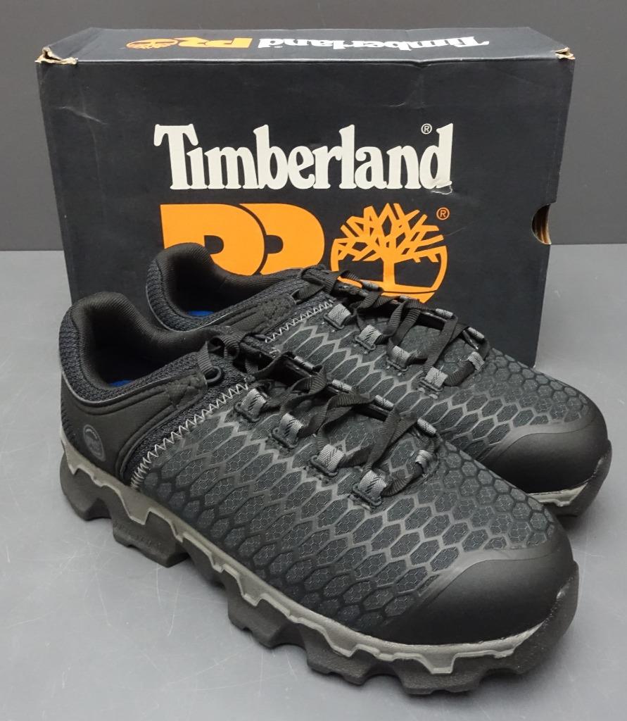 timberland pro powertrain sport alloy toe work athletic shoe