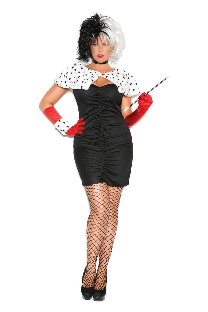 Cruella de vil outlet and dog costume
