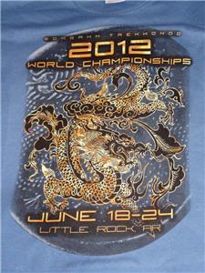 NEW 2012 ATA WORLD CHAMPIONSHIPS T SHIRT BLUE SIZE CHILD SMALL~FREE US SHIP ~