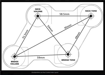 Details About Obsidianwire Solder Less Wiring Upgrade Vintage 50 S For Les Paul With Switch