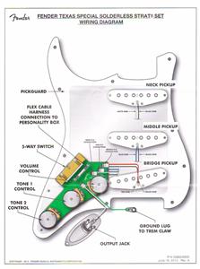 Stratocaster Custom Shop Texas Special Wiring Diagram