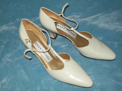 Ladies Misses EVAN - PICONE Bone Colored Dress Shoes | eBay