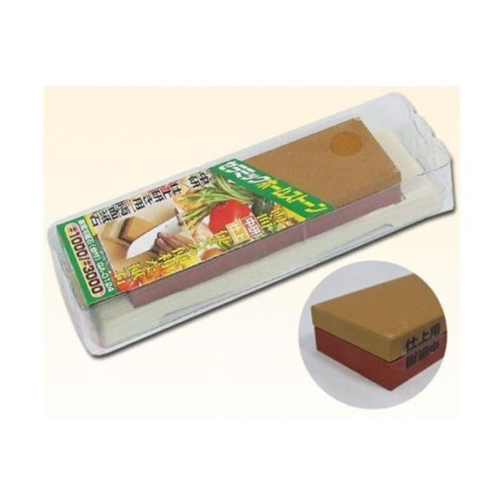 +Natural Nagura Japanese whetstone NANIWA combi 1000/3000 QA-0124 kitchen stone - Picture 2 of 3