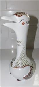 Chabot X.O. Armagnac Handmade LImited Edition Goose Duck Porcelain