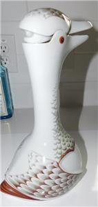 Chabot X.O. Armagnac Handmade LImited Edition Goose Duck Porcelain