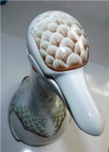Chabot X.O. Armagnac Handmade LImited Edition Goose Duck Porcelain
